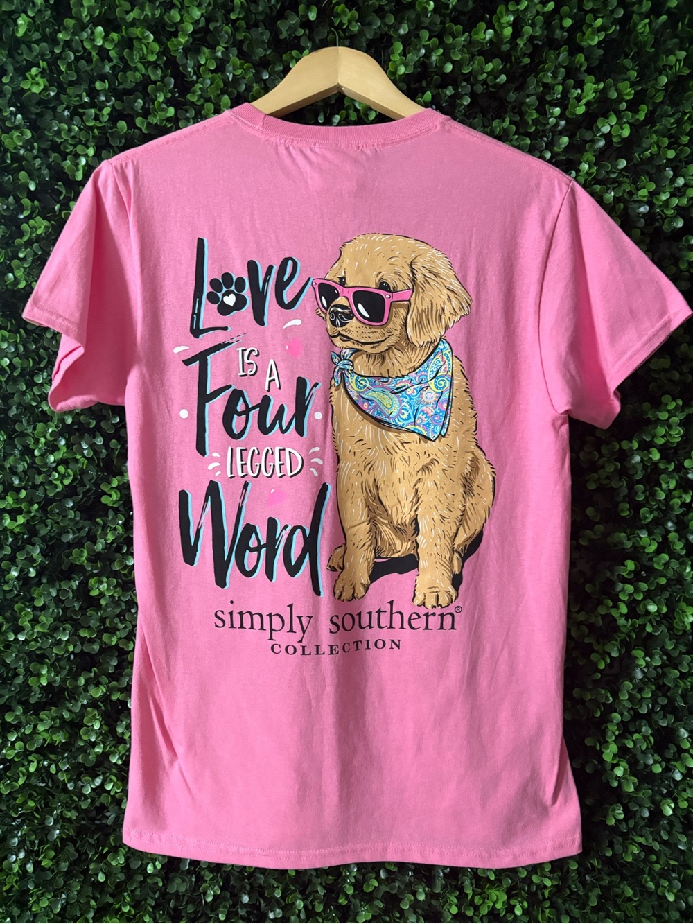 Simply Southern Pink Crewneck Tee NWT